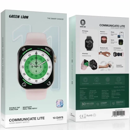 ساعت هوشمند گرین لاین Green Lion اصل مدل GL-SW11C سایز 42 میلی‌متر