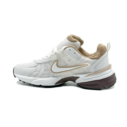 کتانی اسپرت مردانه و زنانه مدل نایک کوشلون NIKE V2K رنگ سفید کرم کد 41831