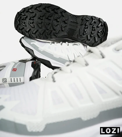 کفش کتانی سفید طوسی مردانه و زنانه Salomon XT-Slate Advanced مدل 7346