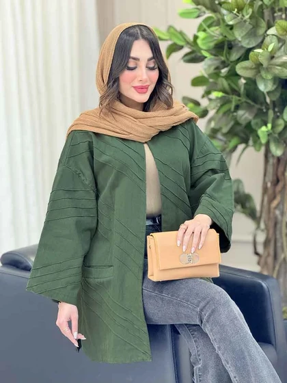 مانتو برش‌دار بغل چاک