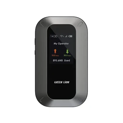 مودم سیم کارتی همراه گرین لاین مدل GREEN LION PORTABLE MIFI ROUTER 4G LTE/3G GNMIFI6RTRBK