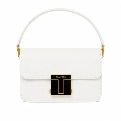 کیف TOMFORD وارداتی چرم سفید / تامفورد