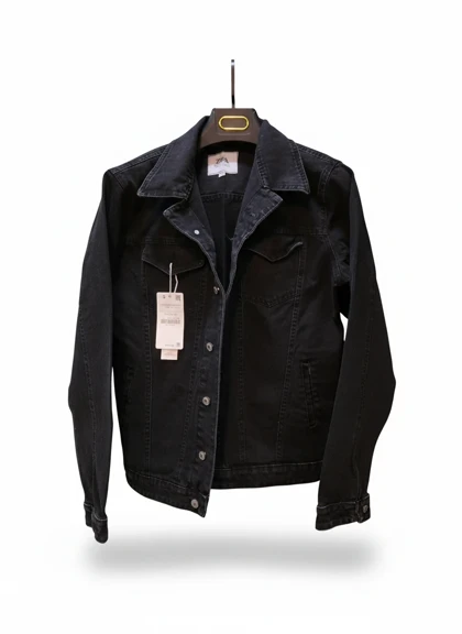 کت جین زغالی مردانه [اورجینال دیلم]