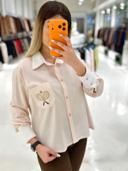 شومیز لینن تنیسی افرا کد 14003772
