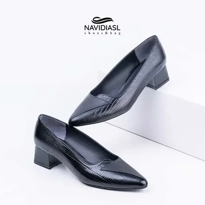 کفش مجلسی زنانه چرم کد 3011001