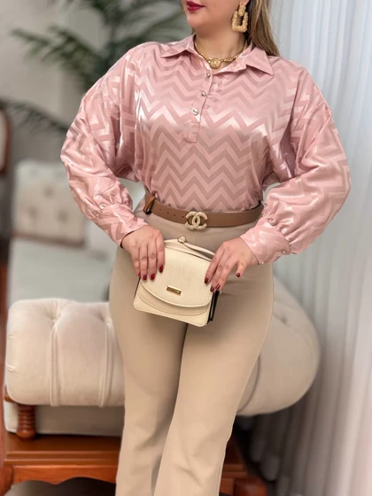 شومیز ساتن افسر 2923