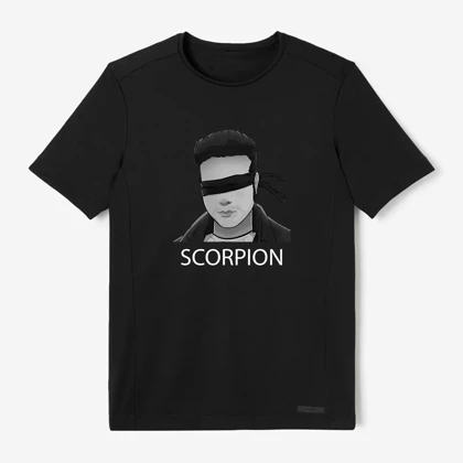 تیشرت حمید اسکورپین B&W مرچ اختصاصی hamid scorpion کد 262922