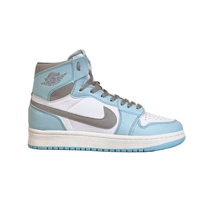 کتانی اسپرت مردانه مدل نایک ایرجردن1 ساق‌دار Nike Air jordan1 رنگ سفید آبی کد 51368