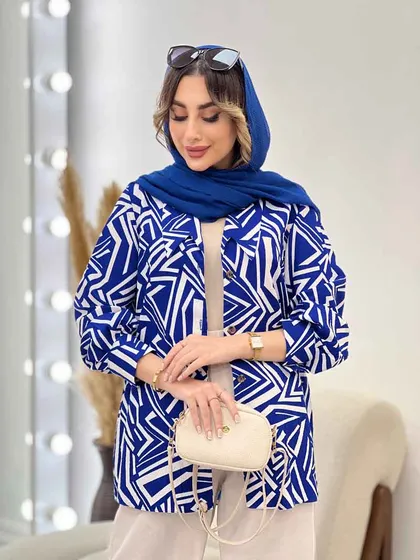 شومیز طرح دار کاملیا