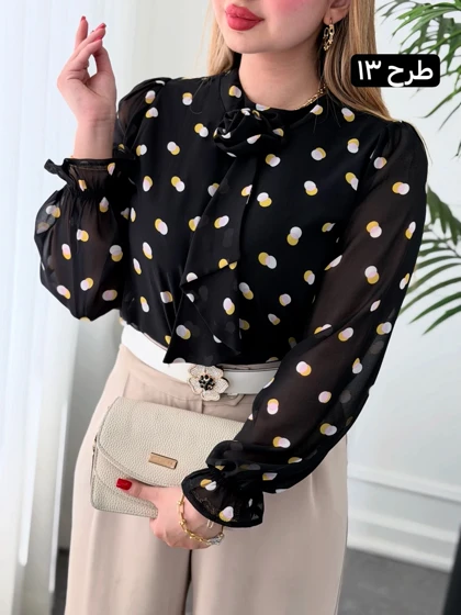شومیز گل رو 0622