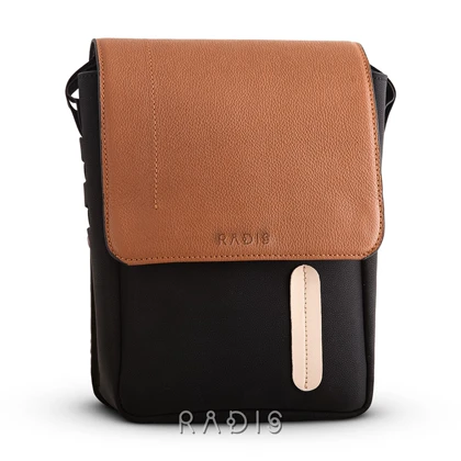 کیف دوشی چرم رادیس مدل Mahan کد 010-M.MC