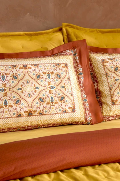 سرویس روتختی دو نفره Karaca Home مدل Olvera پنبه پلی‌استر