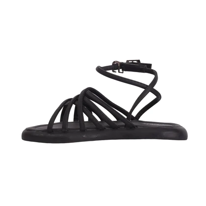 صندل زنانه مدل هفت بند_مشکی کد 1921