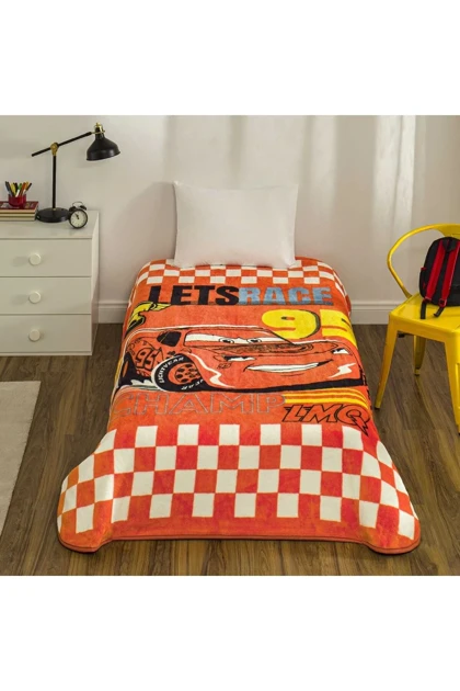 پتو یک نفره Taç مدل Disney Cars Speed پلی‌استر - چندرنگ