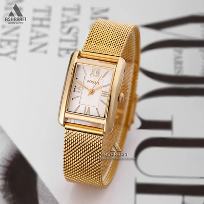 ساعت فسیل بند حصیری Fossil ES3330