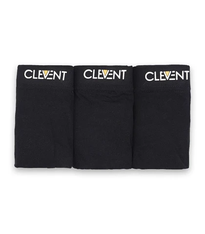 پک شورت مردانه پادار نخی کمر کش Clevent کلونت کد 2407 - بسته 3 عددی