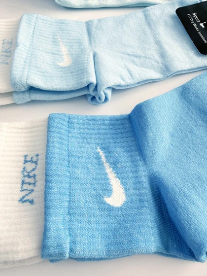 جوراب نیم ساق زنانه نخ پنبه دوکش نایک Nike