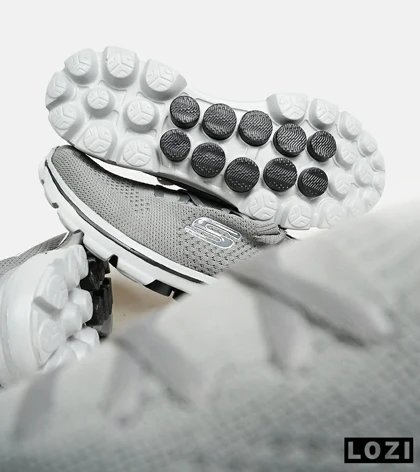 کفش کتانی بزرگ پا طوسی خاکستری SKECHERS