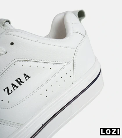 کفش کتانی مردانه و زنانه سفید ZARA مدل 7810