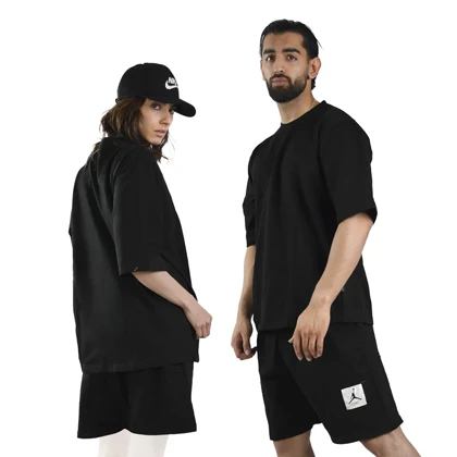 ست تیشرت و شلوارک اسپرت جردن مدل HS-4C0478 مشکی