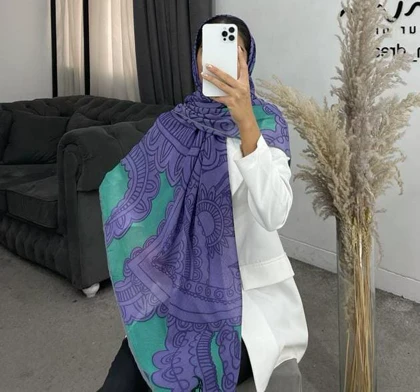 روسری بغل دست دوز