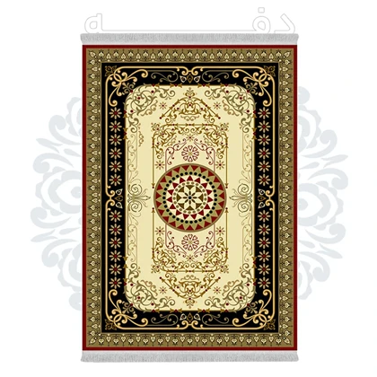 فرشینه از جنس پارچه هازان مخمل ترک طرح سنتی و مدرن برند دفه کد DHU216