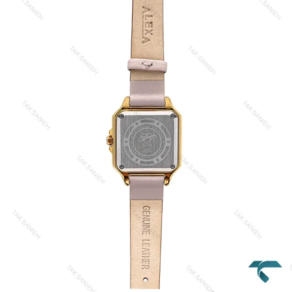 ساعت مچی الکسا Special A2019 زنانه طلایی صورتی دورنگین Alexa-6216-L