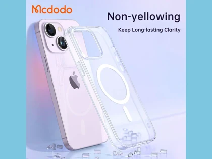 قاب محافظ مگ سیف آیفون 14 پلاس شفاف مک دودو Mcdodo Crystal PC-3091 Apple iPhone 14 Plus Magsafe Case
