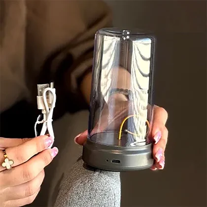 چراغ خواب شارژی رومیزی دکوراتیو LED نخی مغناطیسی با کنترل لمسی