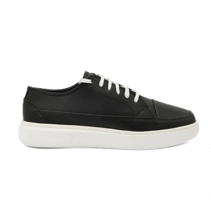 کفش ونس چرم طبیعی مردانه استار مدل Flat shoes - 0150