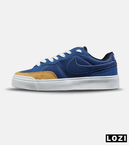 کتانی نایک Blazer Low 77 سرمه‌ای خردلی مردانه و زنانه مدل 9054