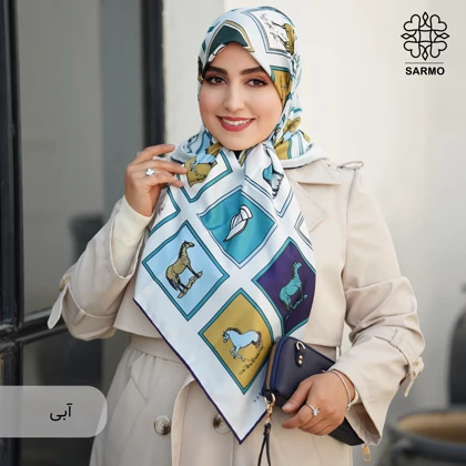 روسری ابریشم توییل هورس