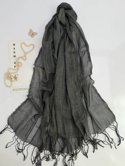 شال لینن تک‌رنگ 20684