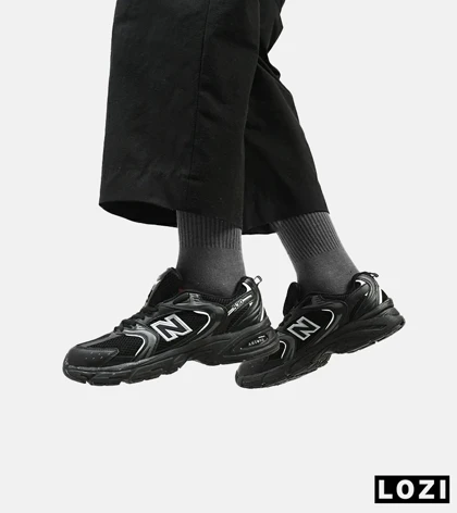 کفش کتانی مردانه و زنانه مشکی NEW BALANCE 530 مدل 3141