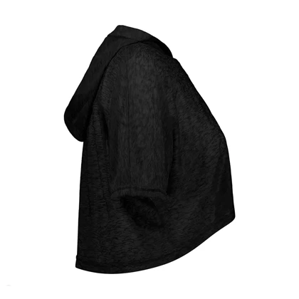 کراپ تیشرت زیپ‌دار ورزشی زنانه TS1992 B