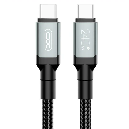 کابل دو سر تایپ سی ایکس او XO مدل NB-Q264B توان 240 وات 2 متر
