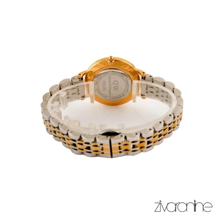 ساعت دنیل ولینگتون زنانه دورنگ طلایی صفحه سبز 105285