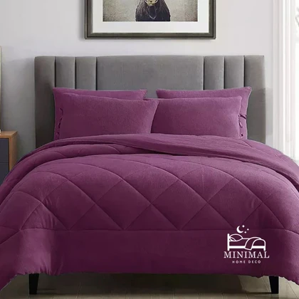 روتختی مینیمال کتان مخمل طرح لوزی