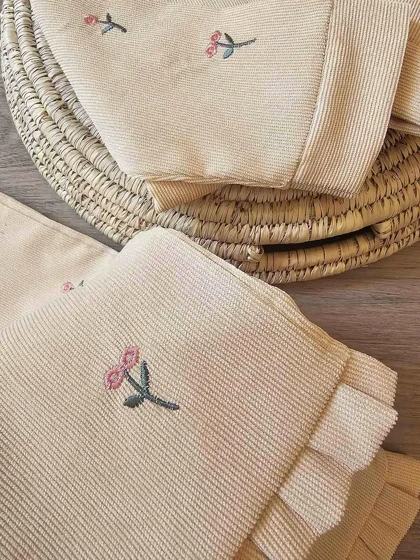 سویشرت شلوار دخترانه طرح گندم