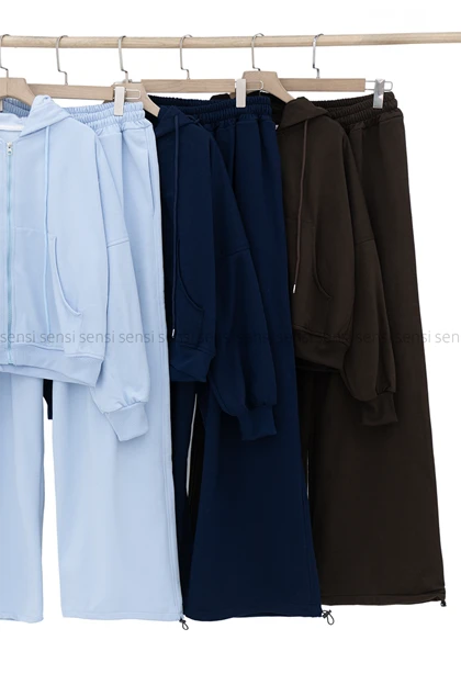 ست سویشرت شلوار زنانه داخل کرکی کد1006754