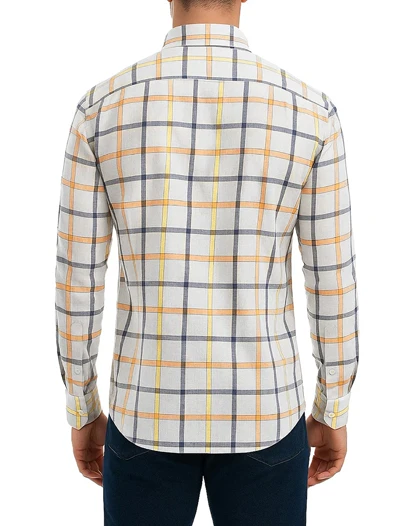 پیراهن مردانه چهارخانه کد 1821