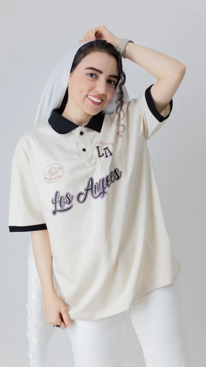 تیشرت باکسی LA