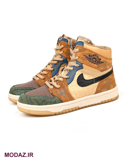 کتانی زنانه و دخترانه ساق‌دار نایک طرح جنگل NIKE FOREST