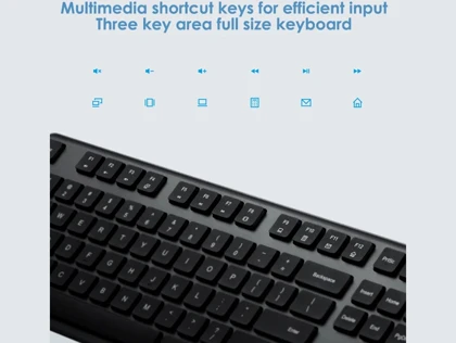 ست موس و کیبورد بی سیم شیائومی Xiaomi wireless keyboard mouse 2 WXJS02YM