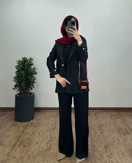 مانتو کتی ژاکارد الهه
