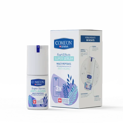 سرم ضد چروک صورت کامان Comeon مدل Super Serum حاوی رتینول حجم 30 میلی‌لیتر