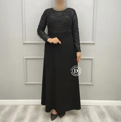 پیراهن بلند سایز بزرگ النا 7009