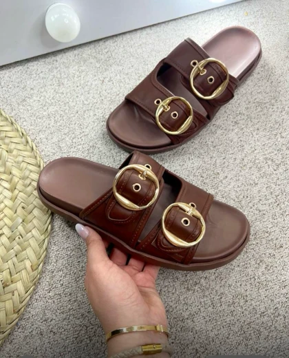 صندل دو سگک پهن (طرح زارا)