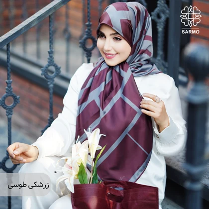 روسری ابریشم توییل نگاره