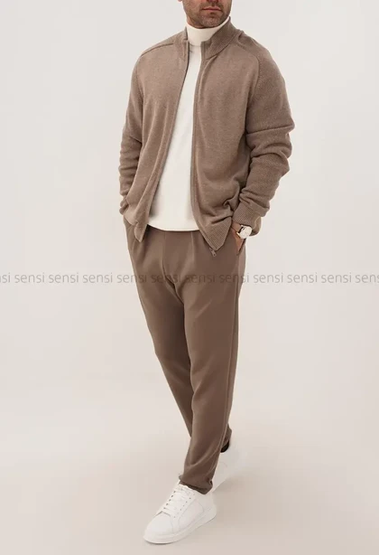 سویشرت بافت جلو زیپ کد20000039